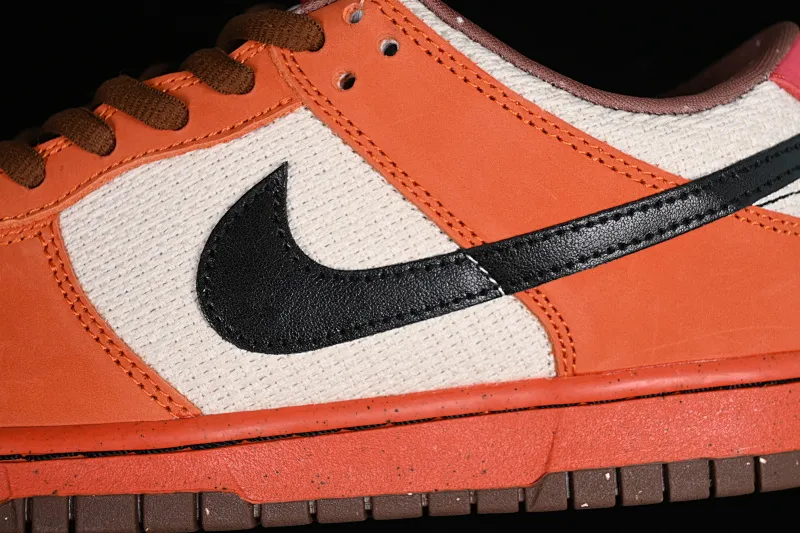 All Categories Nk SB Dunk Series Nk SB Dunk Low Low-top sneakers Pure original version NK SB Dunk Low "Un-Hemp" Orange hemp SB low-top casual sneakers 313170-101
